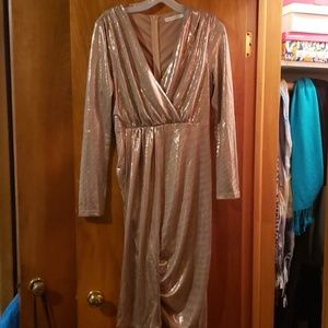 Rose gold dress